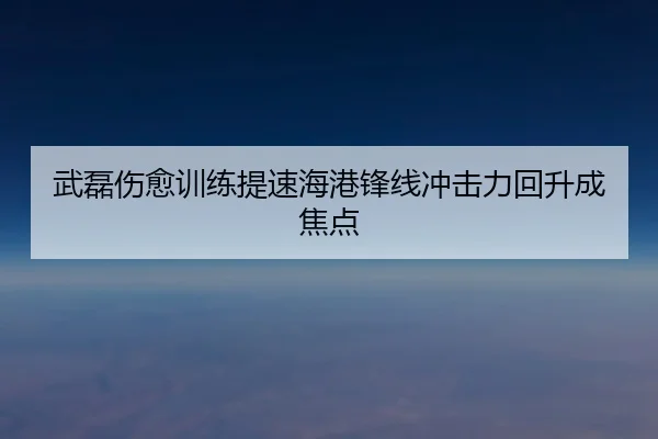 武磊伤愈训练提速海港锋线冲击力回升成焦点